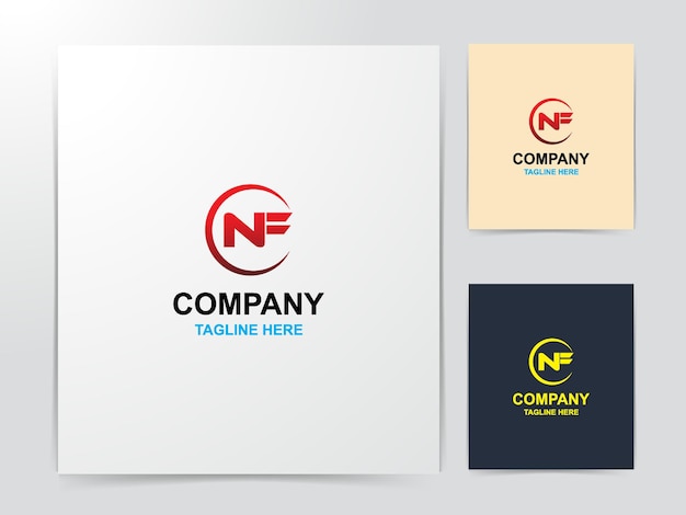 creative nf logo design