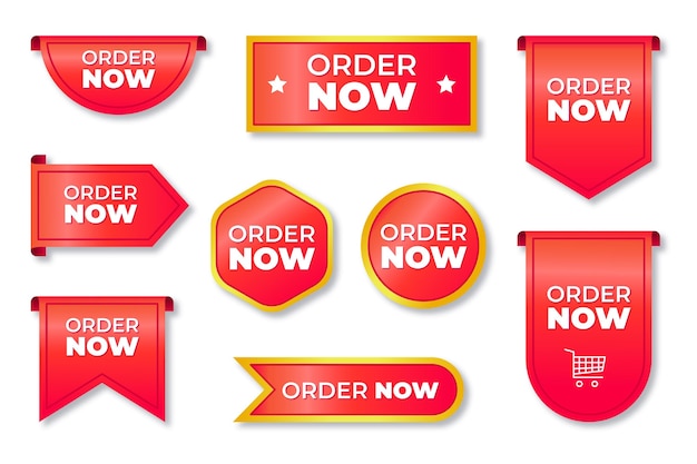 Creative order now stickers