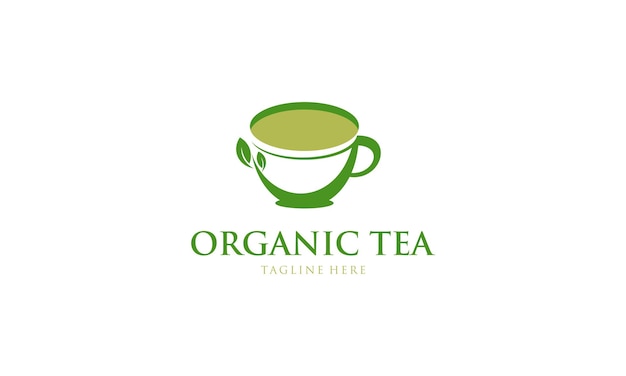 Creative Organic Green Tea Logo Design