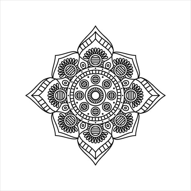 Creative Outline Mandala