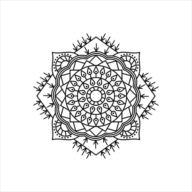 Creative Outline Mandala