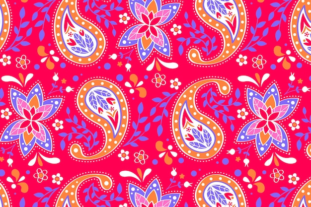 Vector creative paisley pattern background