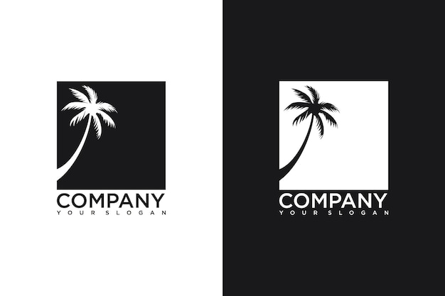 Creative palm tree logo logo reference