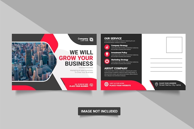 Creative Postcard Design Corporate Template design