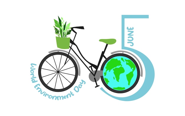 Creative Poster Or Banner Of World Environment Day on 5th June