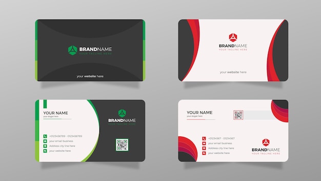 Creative and professional business card design bundle