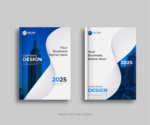 Creative professional corporate book cover design template