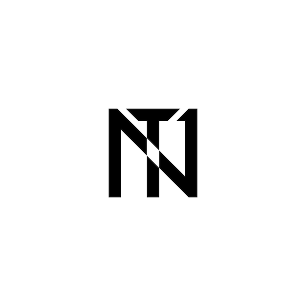 Creative Professional Trendy Letter NT TN Logo Design