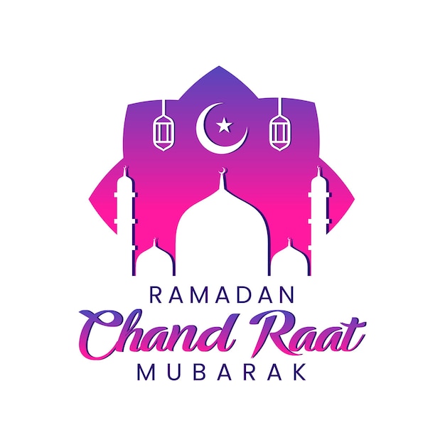 Creative Ramadan Mubarak decorative design