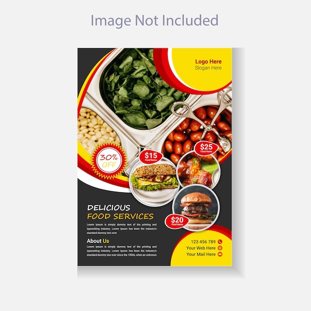 Creative Restaurant Flyer Template