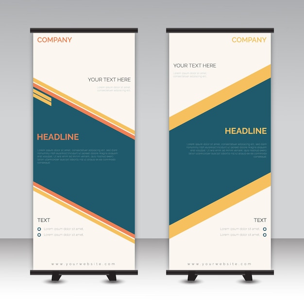 Creative Roll Up Banner Design