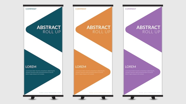 Creative Roll Up Banner Design