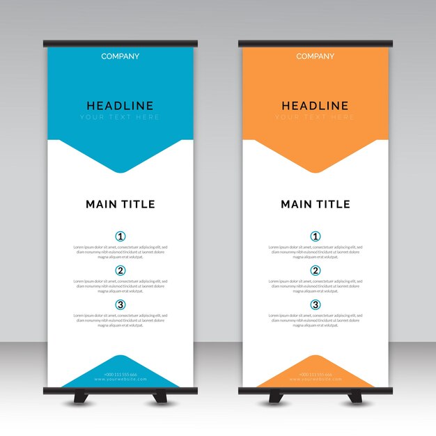 Creative Roll Up Banner Design