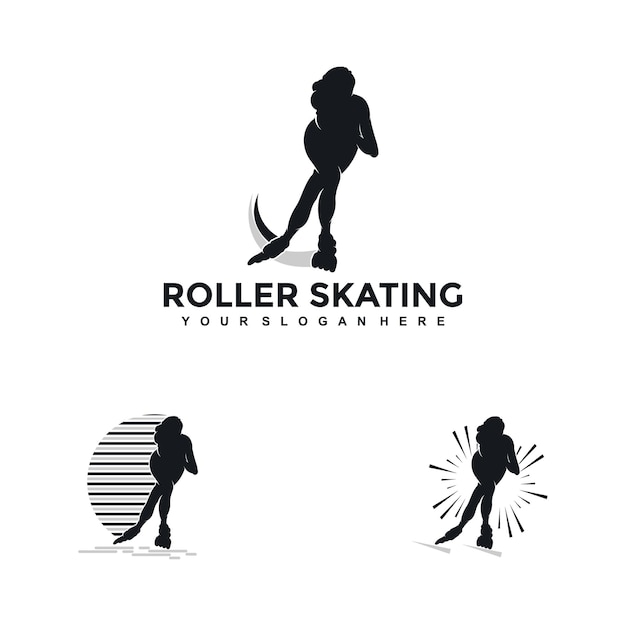 Creative Roller skating design concepts  illustrations  vectors