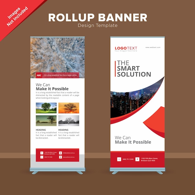 Creative Rollup Banner Design Template 