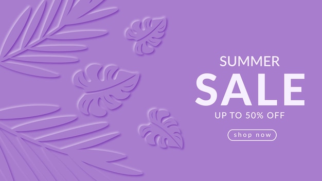 Creative summer sale banner