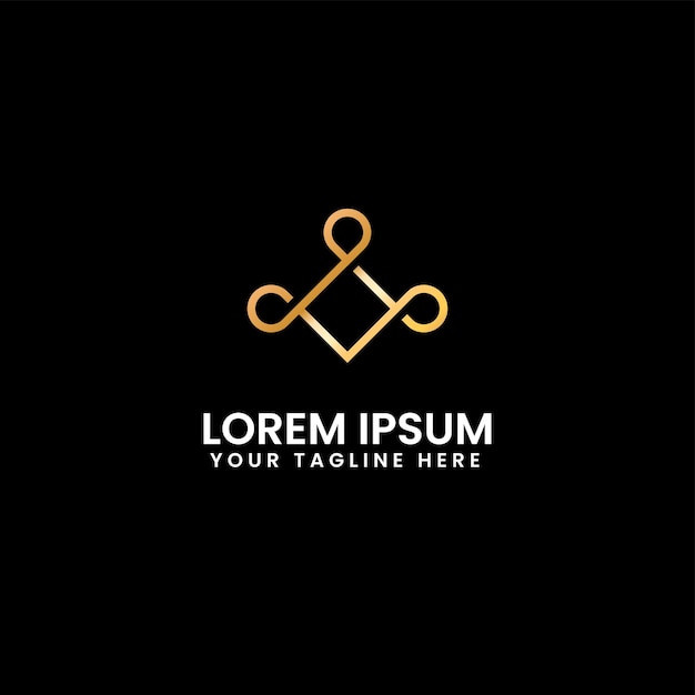 creative symbolic luxury logo design template