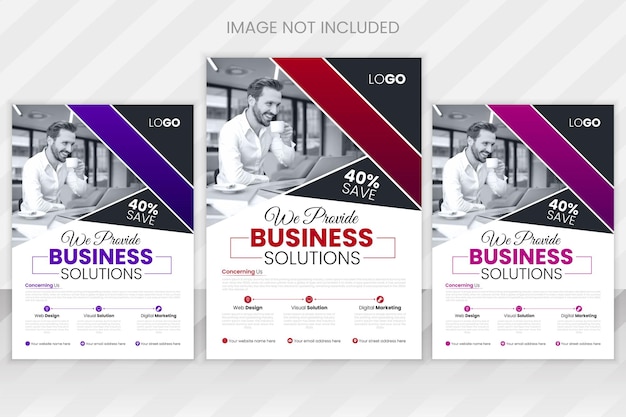 Creative vector corporate business multipurpose flyer layout design template or brochure cover