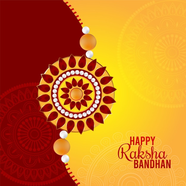 Creative vector illustration of indian festival happy rakhi