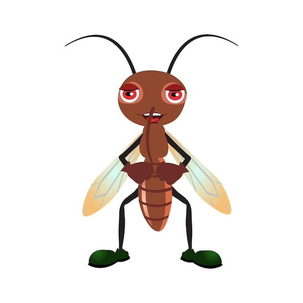 Creative Vector insect character illustration Design 9