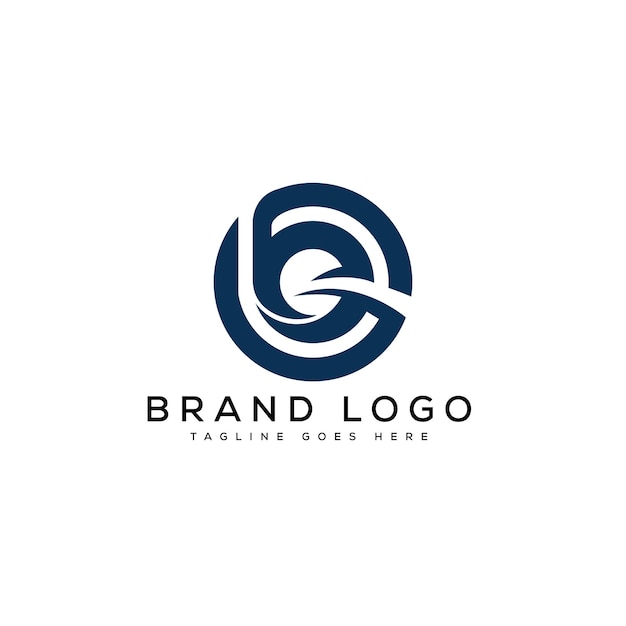 Creative vector logos with the letter BG