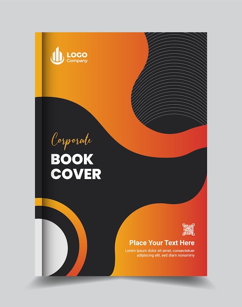 Creative vector modern book cover design and company brochure and annual report design template