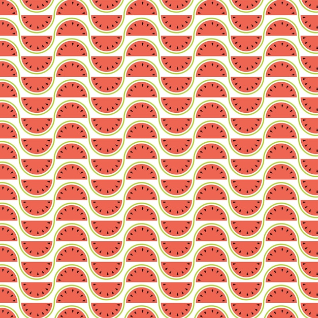 creative watermelon pattern design template