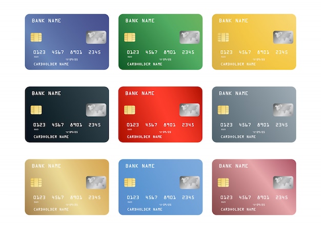 Credit card set