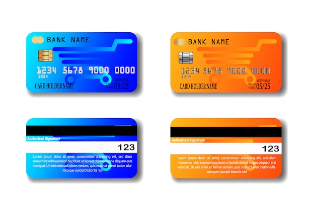 Credit Card template