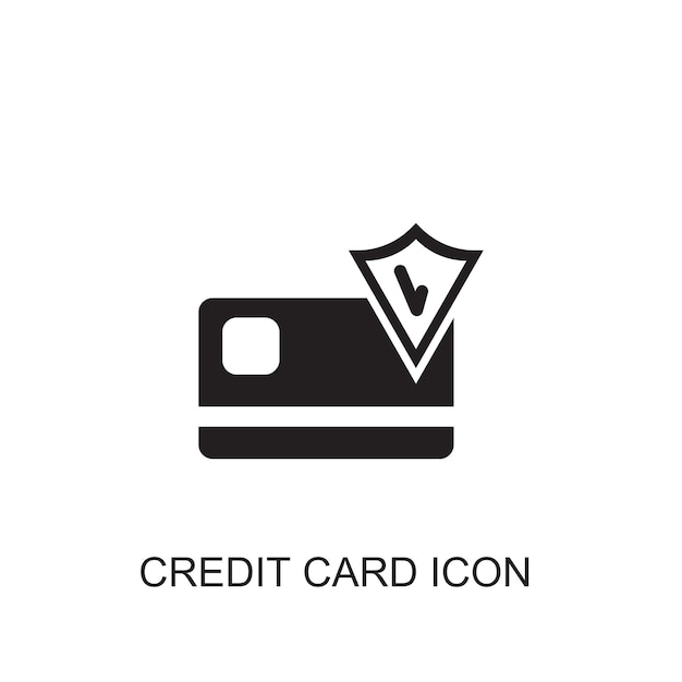 Credit card vector icon icon