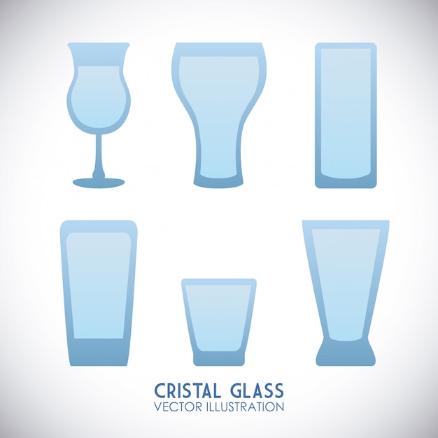 cristal glass design 