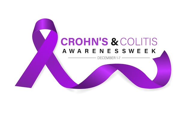 Crohn's and Colitis Awareness Week is observed every year in December 17 Vector illustration design