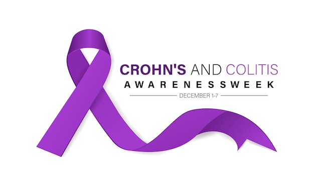 Crohn's and Colitis Awareness Week is observed every year in December 17 Vector illustration design