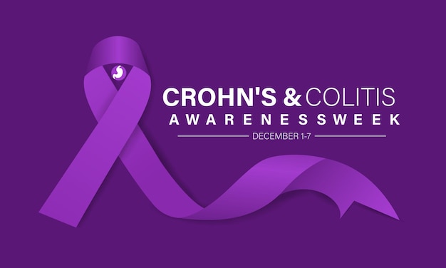 Crohn's and Colitis Awareness Week is observed every year in December 17 Vector illustration design