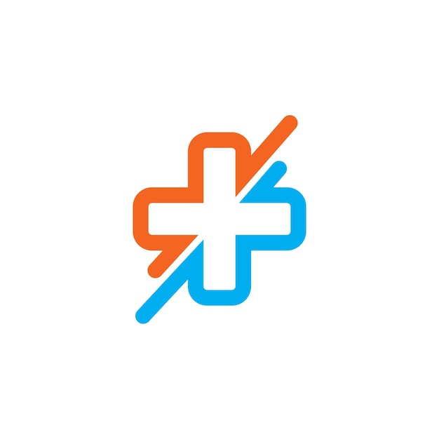 Cross medical  icon  vector illustration design template