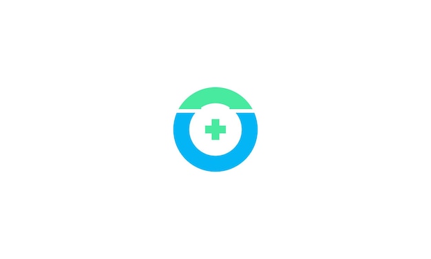 Cross plus medical logo icon design template elements