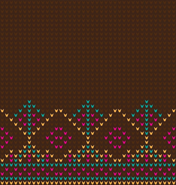 Vector cross stitch geometric ethnic patterns design for fabric vyshyvanka rushnyk dupatta clothing