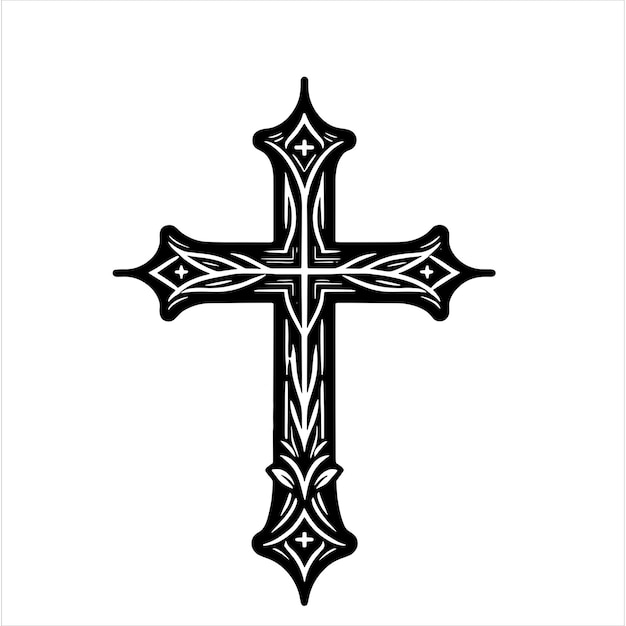 Cross SVG Christian Cross SVG Catholic Svg Cross silhouette