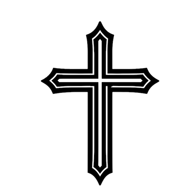 Cross SVG Christian Cross SVG Catholic Svg Cross silhouette