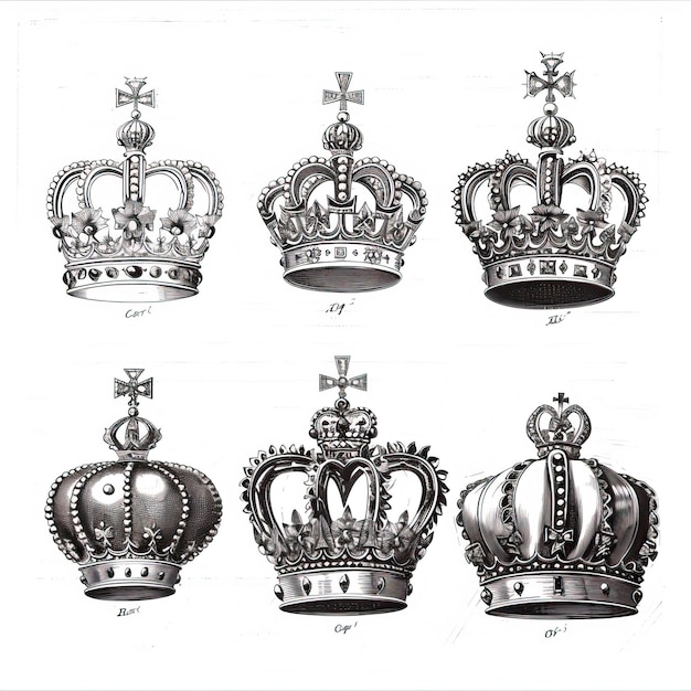 Crown design illustrations ar 11 style raw Job ID 9944f2d902594d67a54780ba89c561e1