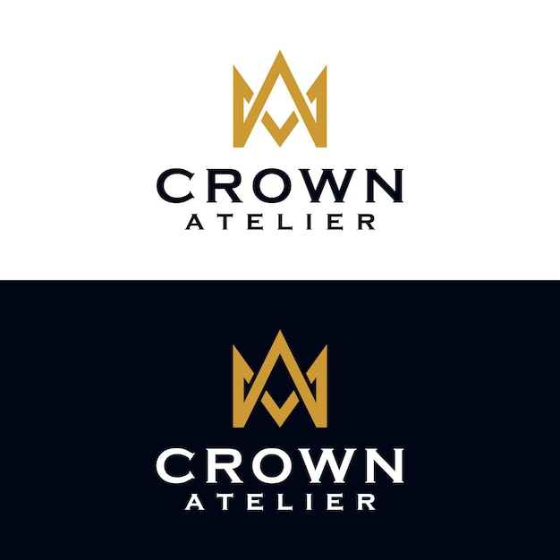 Crown Logo Design Template Download