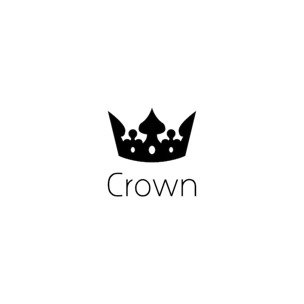 Crown logo graphic design concept