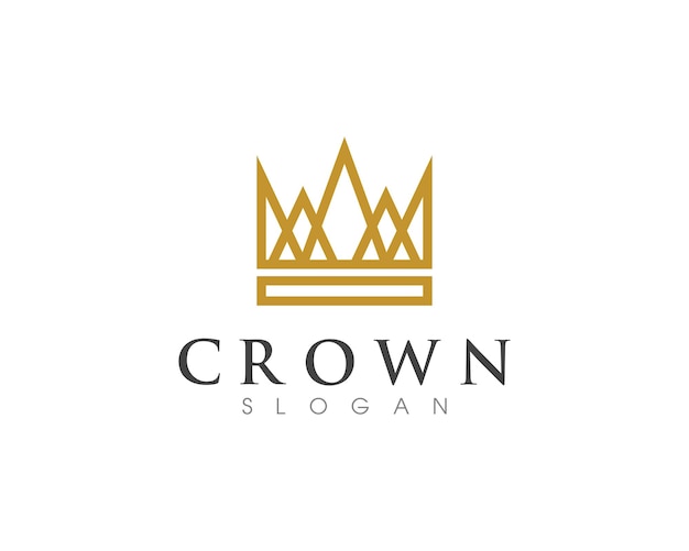 Crown Logo Template vector icon