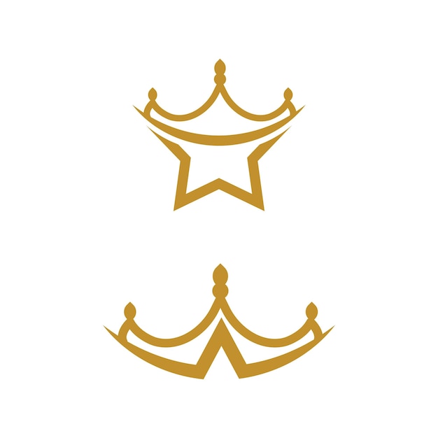 Crown Logo Template vector icon