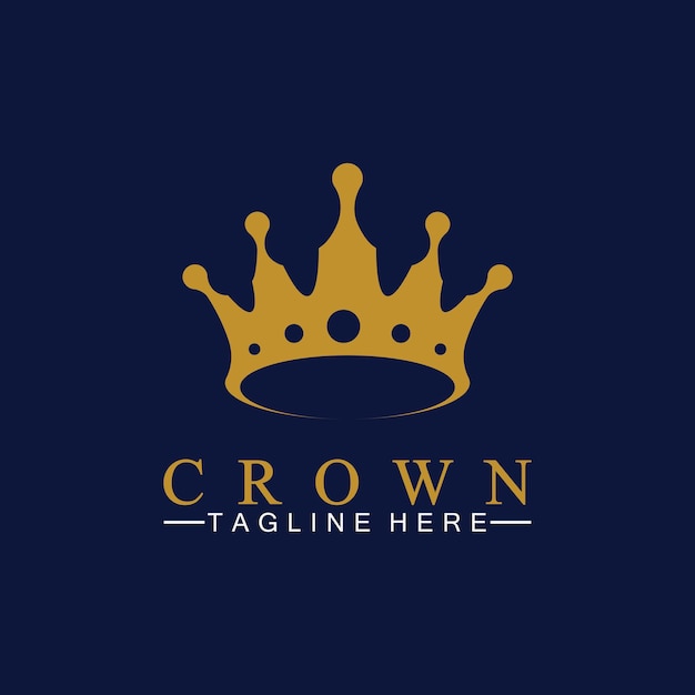 Crown Logo Template vector illustration