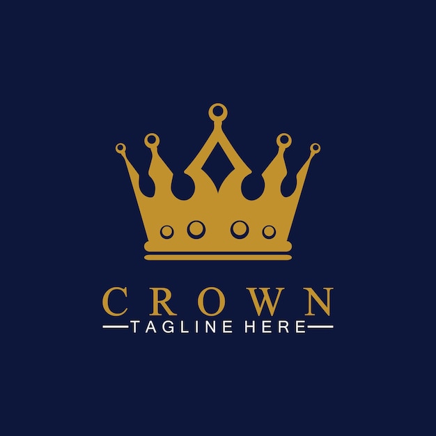 Crown Logo Template vector illustration