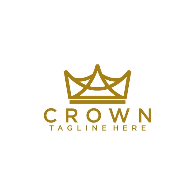 Crown Logo Template Vector Luxury Logo Concept