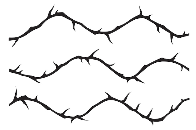 Vector crown of thorns image