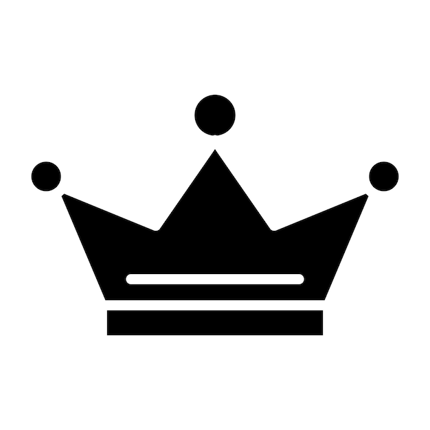 Crown Vector Icon Design Illustration