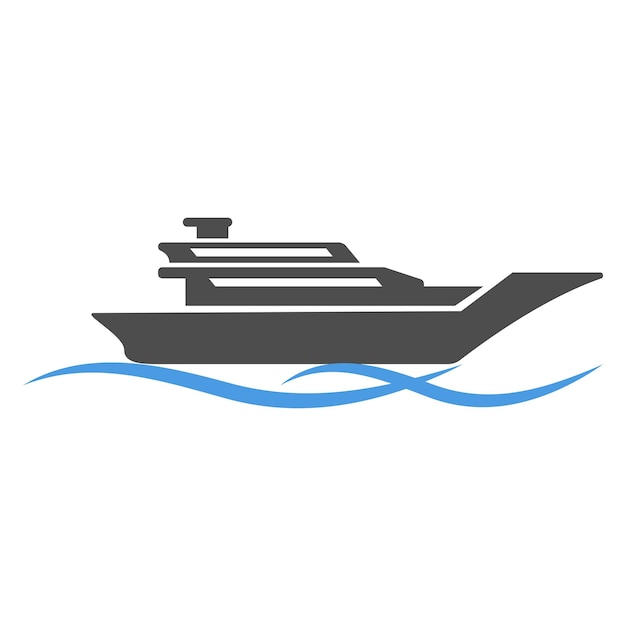 Cruise ship icon